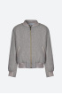 Бомбер с подкладкой из 100% хлопка (SNFSB-129-10142-722) Silver spoon