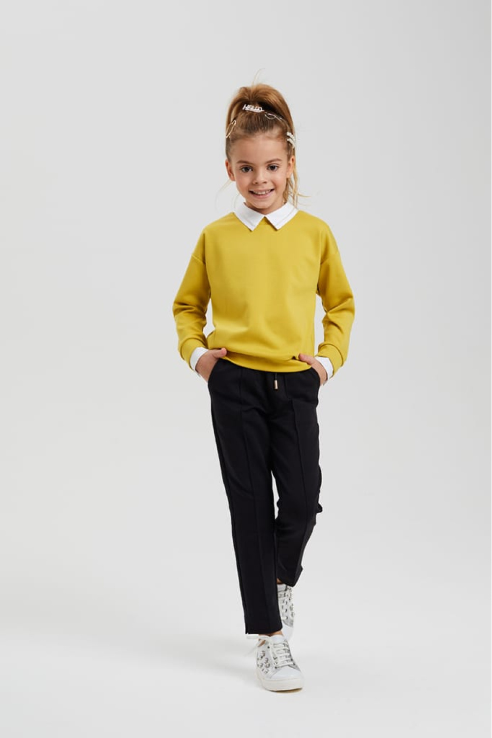 Брюки из трикотажа milano jersey (SSLWG-038-26015A-112) Silver spoon