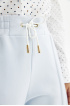 Брюки-палаццо из трикотажа milano jersey (SSLWG-228-26816-327) Silver spoon