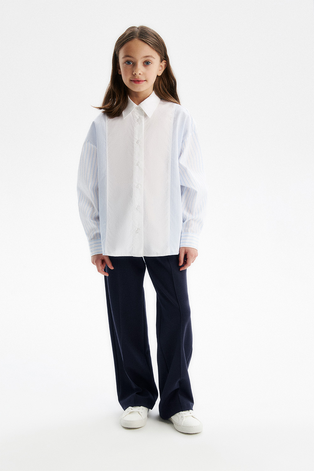 Брюки с эластичной талией из Milano jersey (SSFSG-528-26037-309) Silver spoon