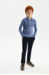 Брюки Slim из трикотажа milano jersey (SSFSB-228-16015-313) Silver spoon