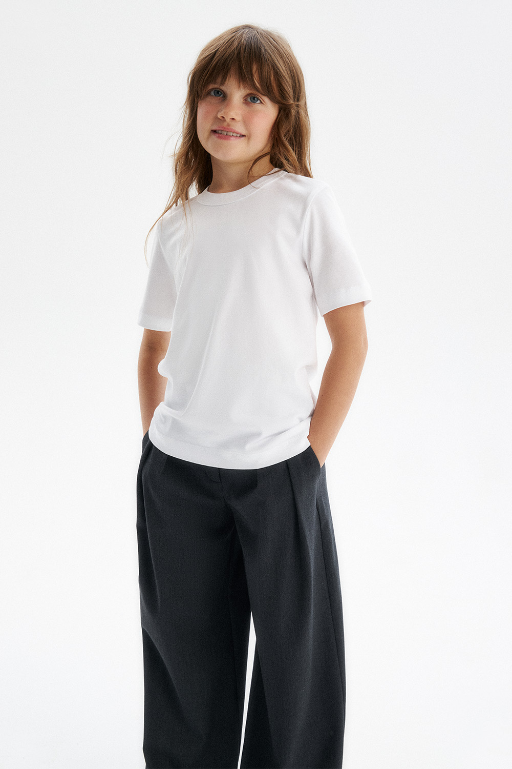 Футболка из хлопка Supima cotton (SSFSU-528-38432-200) Silver spoon