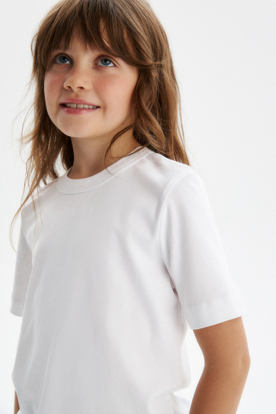 Футболка из хлопка Supima cotton (SSFSU-528-38432-200) Silver spoon