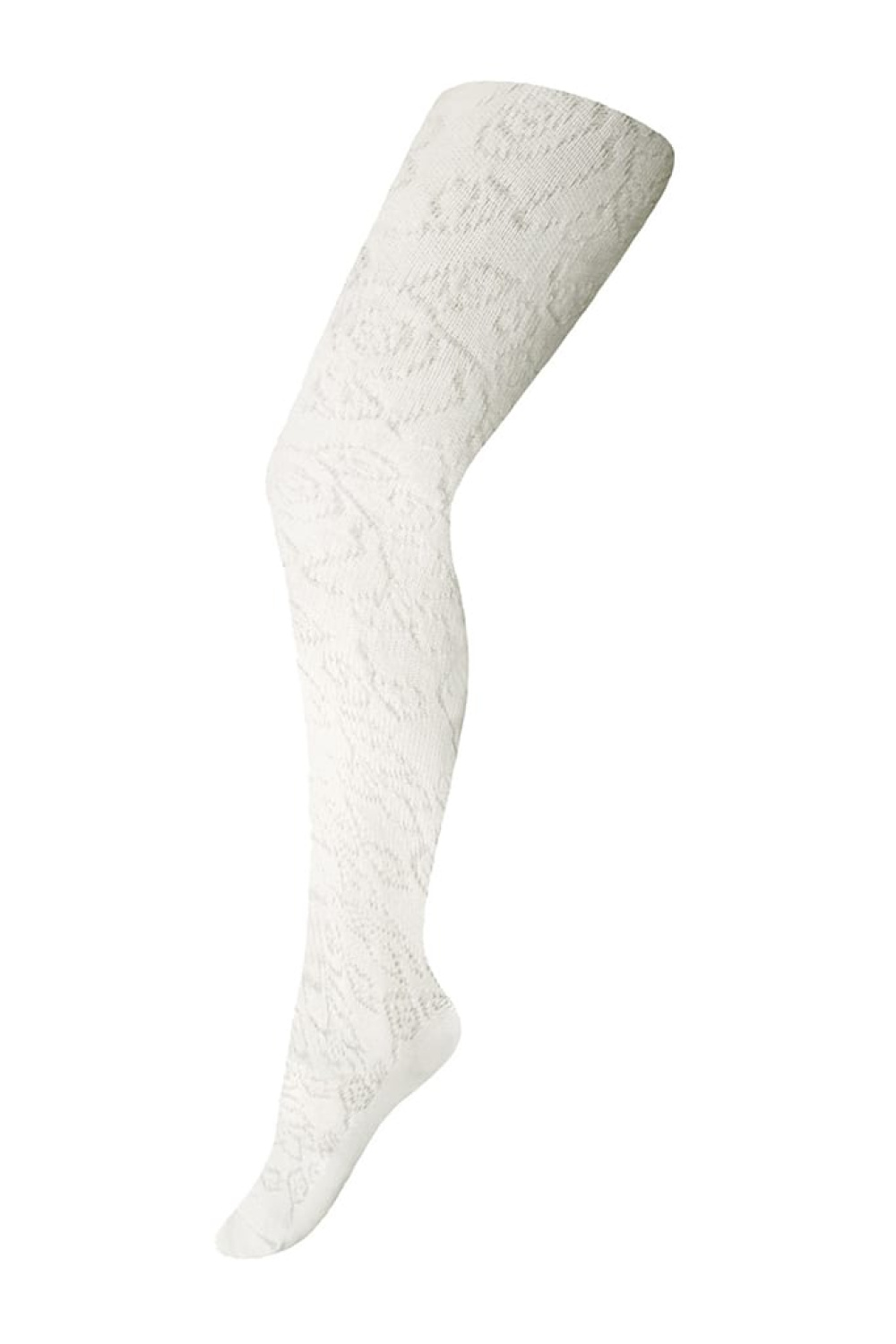 Хлопковые ажурные детские колготки (SAFSG-807-29318-201) Silver spoon