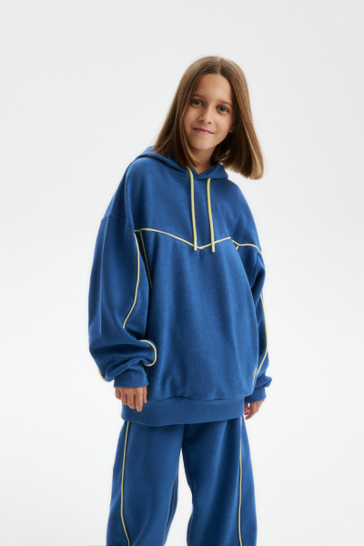 Худи из хлопка (SSLWU-548-38284N-324) Silver spoon