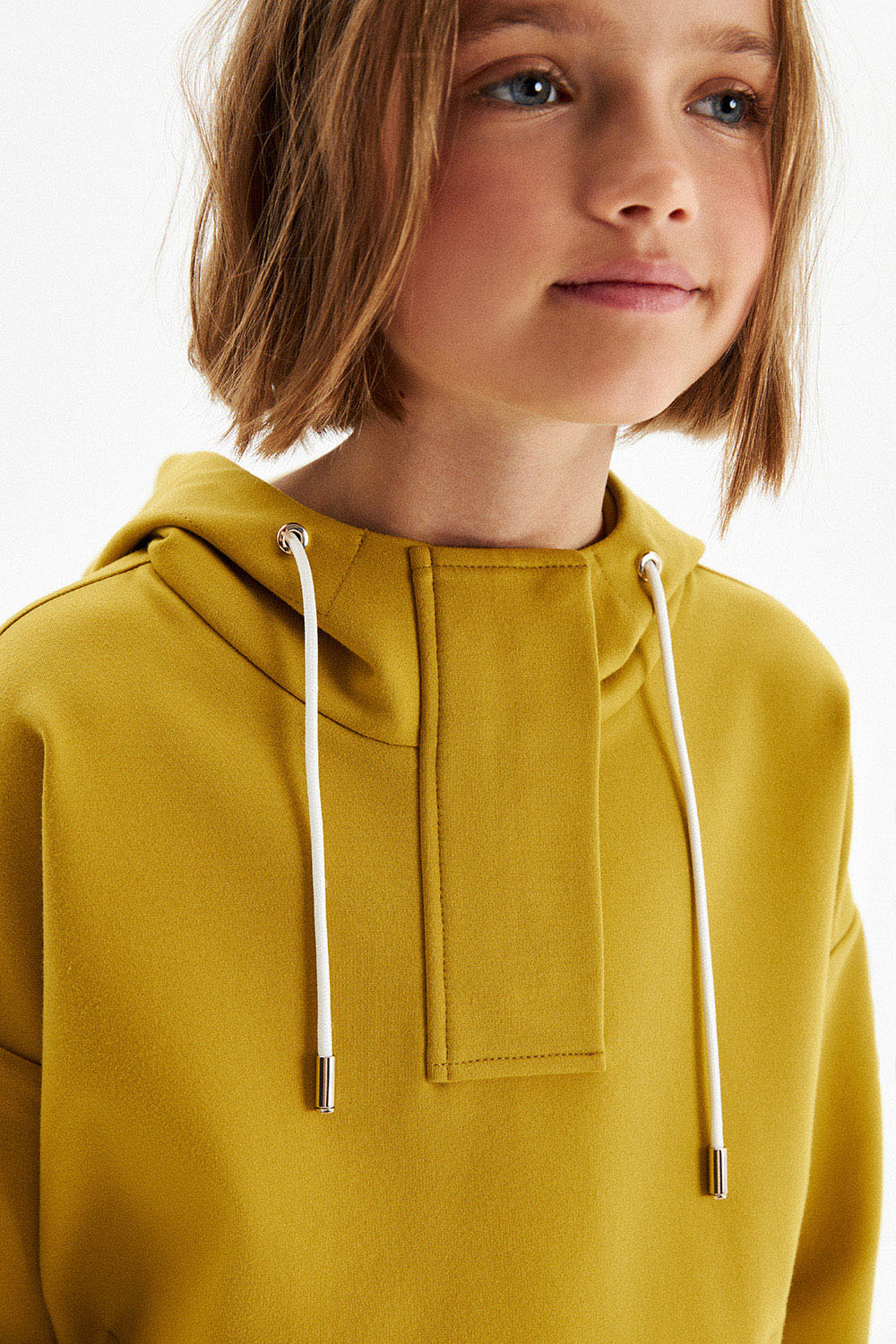 Худи с капюшоном из трикотажа milano jersey (SSLSG-328-24401-504) Silver spoon