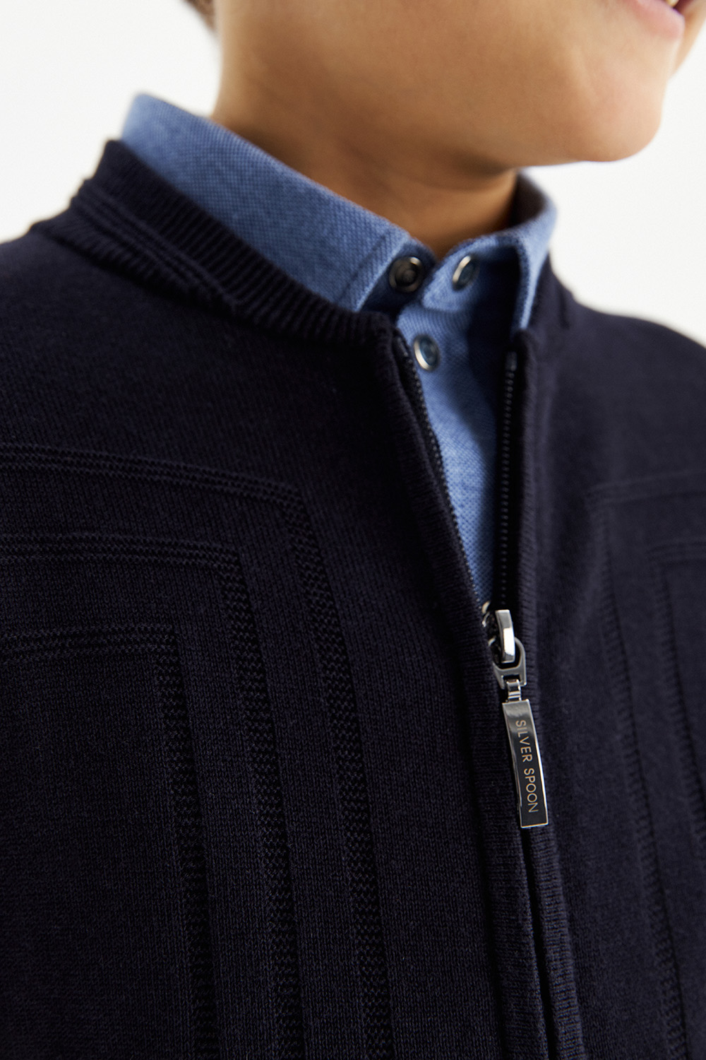 Кардиган на молнии (SSFSB-227-15003-300) Silver spoon