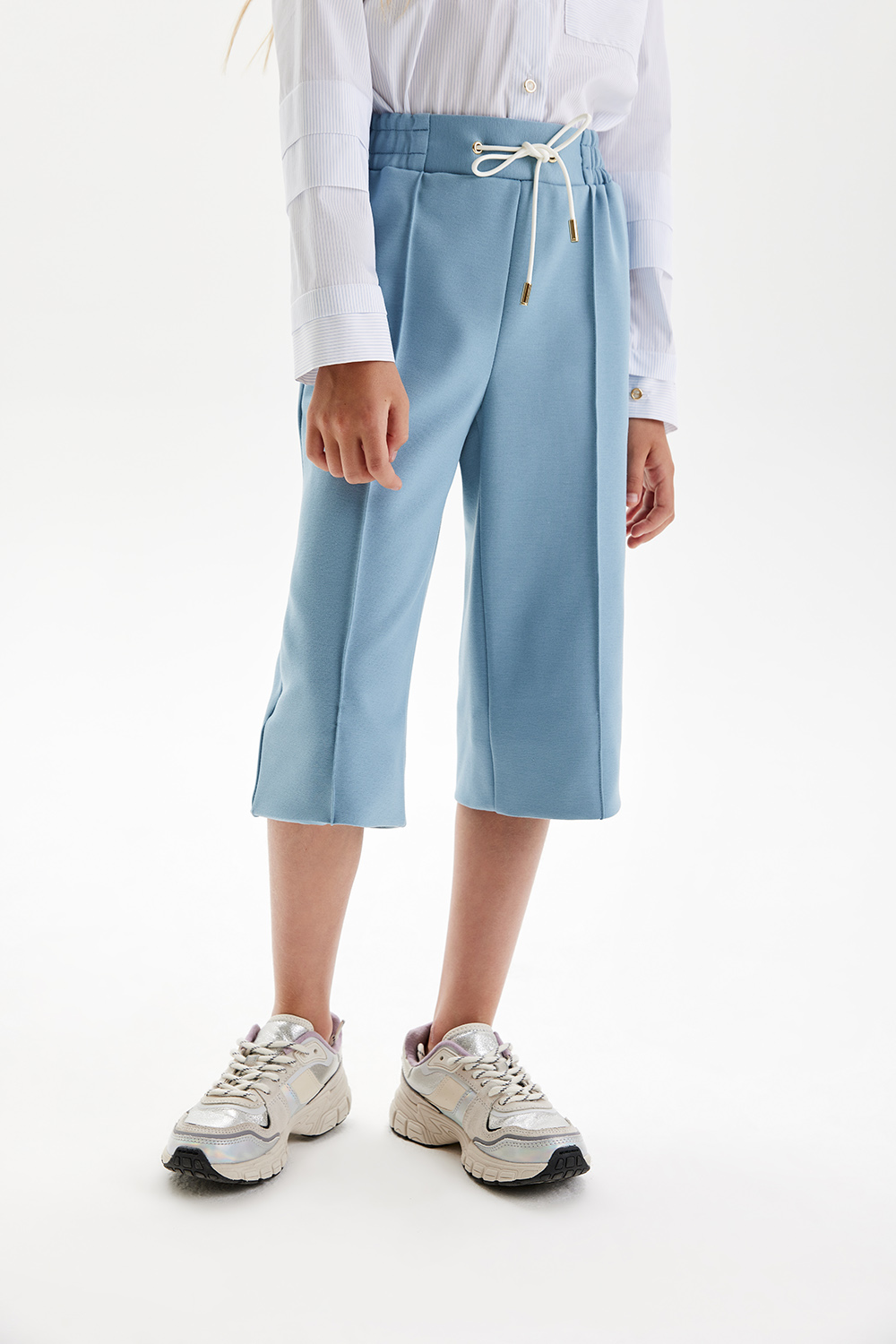 Кюлоты из трикотажа milano jersey (SSLSG-228-26805-393) Silver spoon