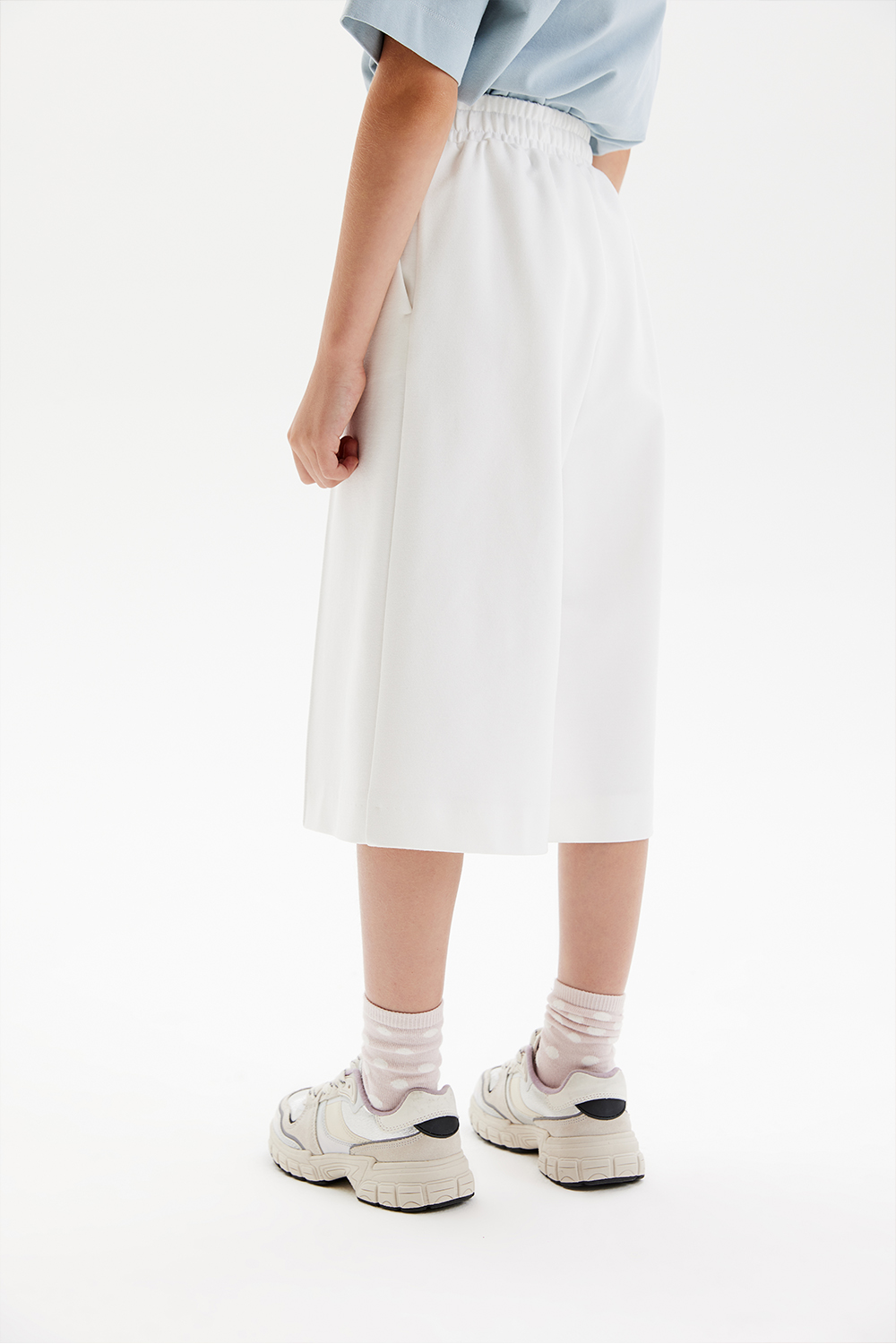 Кюлоты из трикотажа milano jersey (SSLSG-228-26805-237) Silver spoon
