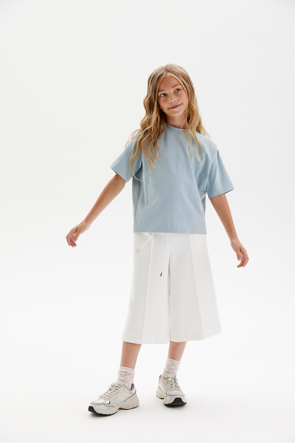 Кюлоты из трикотажа milano jersey (SSLSG-228-26805-237) Silver spoon