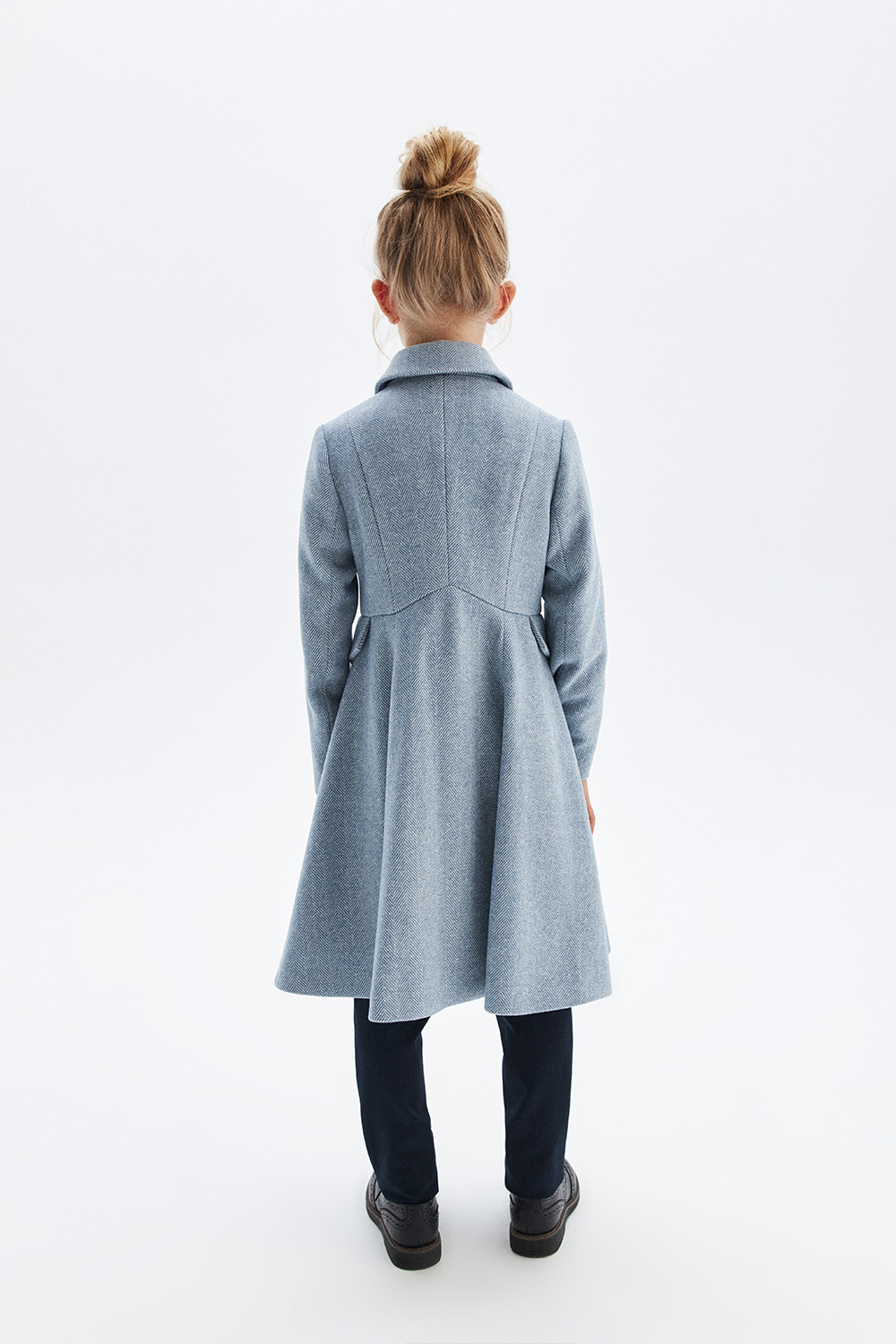 Пальто с добавлением шерсти (SUFSG-126-20200-303) Silver spoon