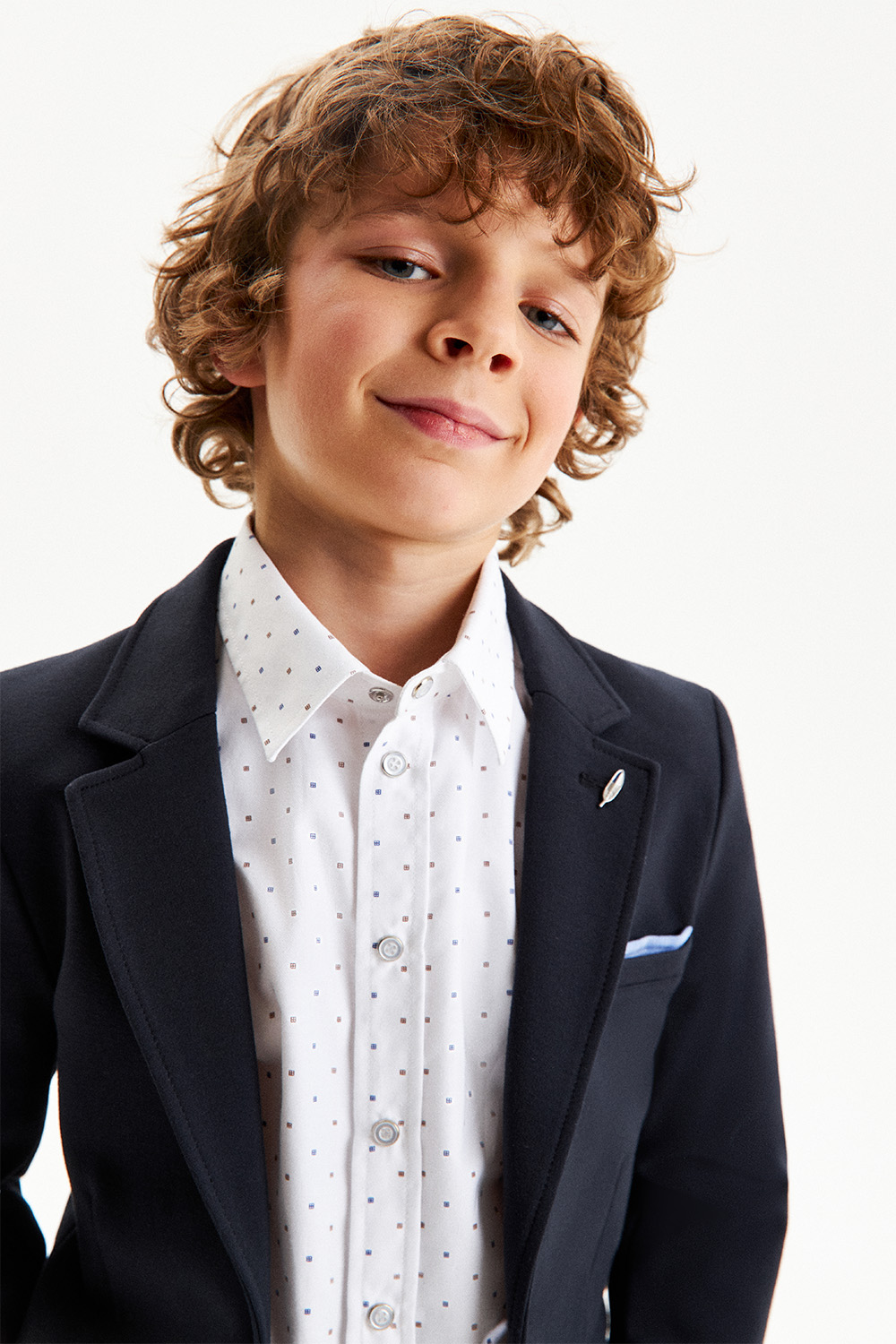 Пиджак Slim из трикотажа "Milano jersey" (SSFSB-428-13533-323) Silver spoon