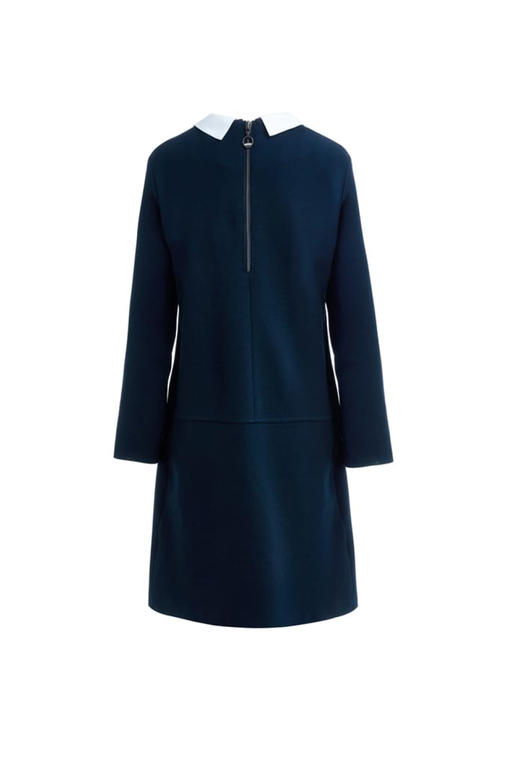 Платье с воротничком из трикотажа milano jersey (SSFSG-928-23607-309) Silver spoon