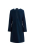 Платье с воротничком из трикотажа milano jersey (SSFSG-928-23607-309) Silver spoon