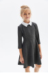 Приталенное платье из трикотажа milano jersey (SSFSRG-128-23624-801) Silver spoon