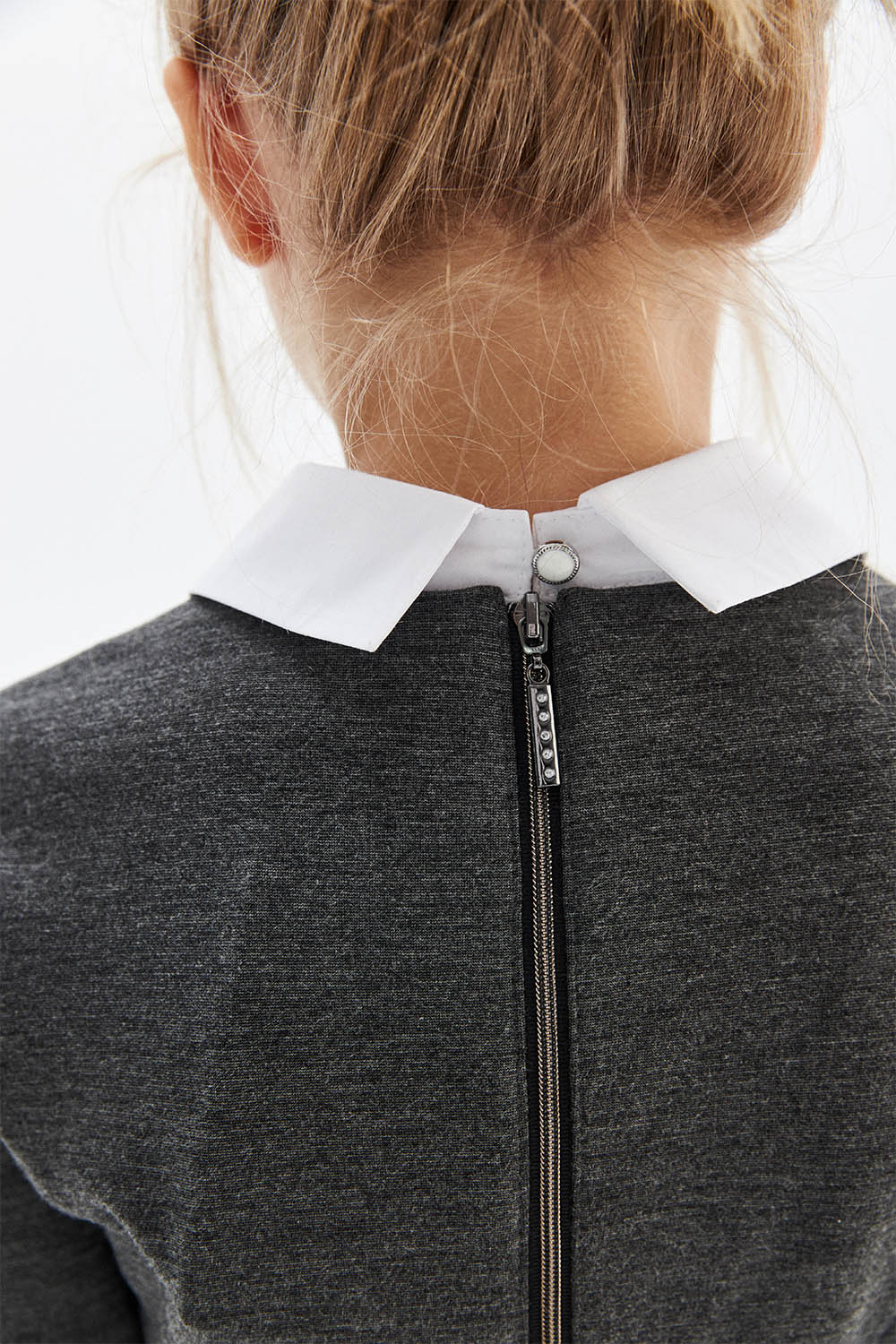 Приталенное платье из трикотажа milano jersey (SSFSRG-128-23624-801) Silver spoon