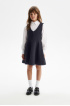 Сарафан из Milano jersey приталенный (SSFSG-528-23722-821) Silver spoon
