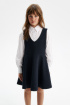Сарафан из Milano jersey приталенный (SSFSG-528-23722-309) Silver spoon