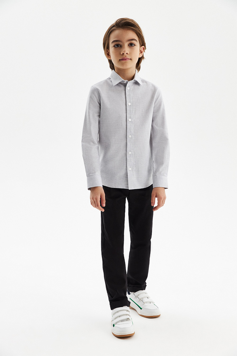 Сорочка из 100% хлопка Slim (SSFSB-229-13840-807) Silver spoon