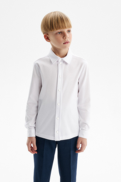 Сорочка slim из хлопка supima cotton (SSFSB-548-14434-200) Silver spoon