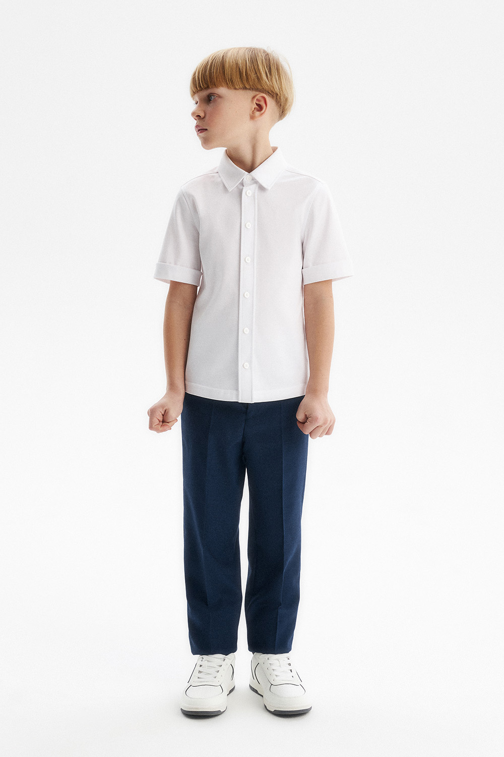 Сорочка slim из хлопка supima cotton (SSFSB-548-14535-200) Silver spoon