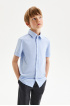 Сорочка Slim из трикотажа пике (SSFSB-428-14504-332) Silver spoon