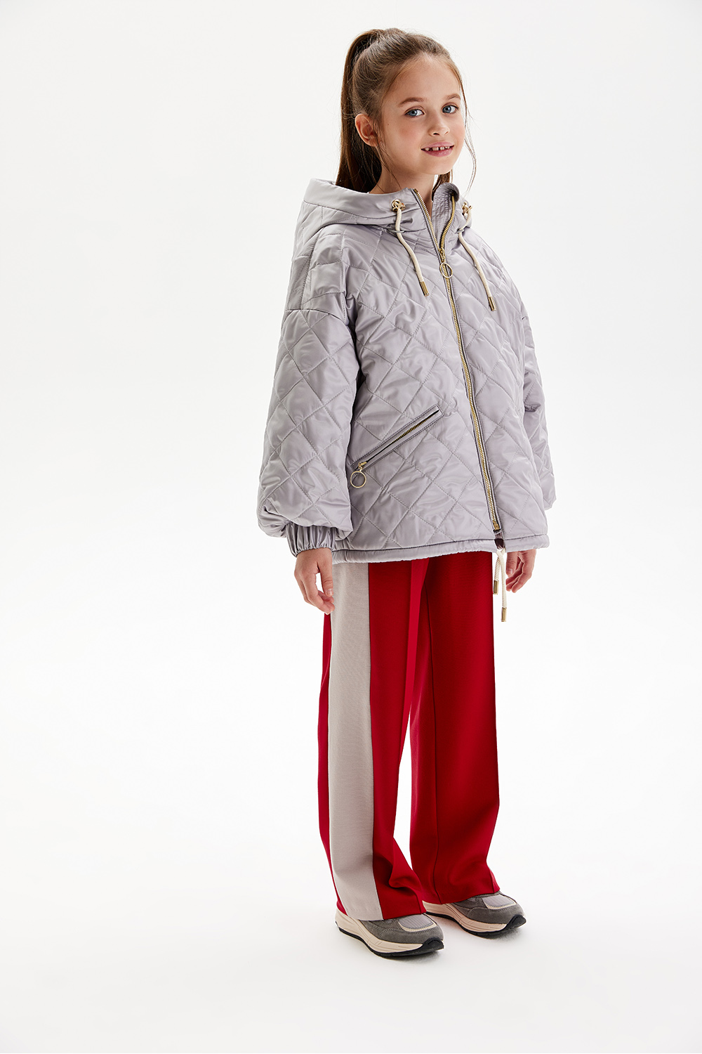 Стеганая куртка с утеплителем (SULSG-226-20114-801) Silver spoon