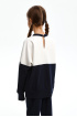 Свитшот  "Color block" из трикотажа "Milano Jersey" (SSLWG-328-28204-309) Silver spoon