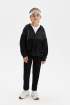 Толстовка из хлопка с комбинацией фактур (SSLSB-118-14414-100) Silver spoon