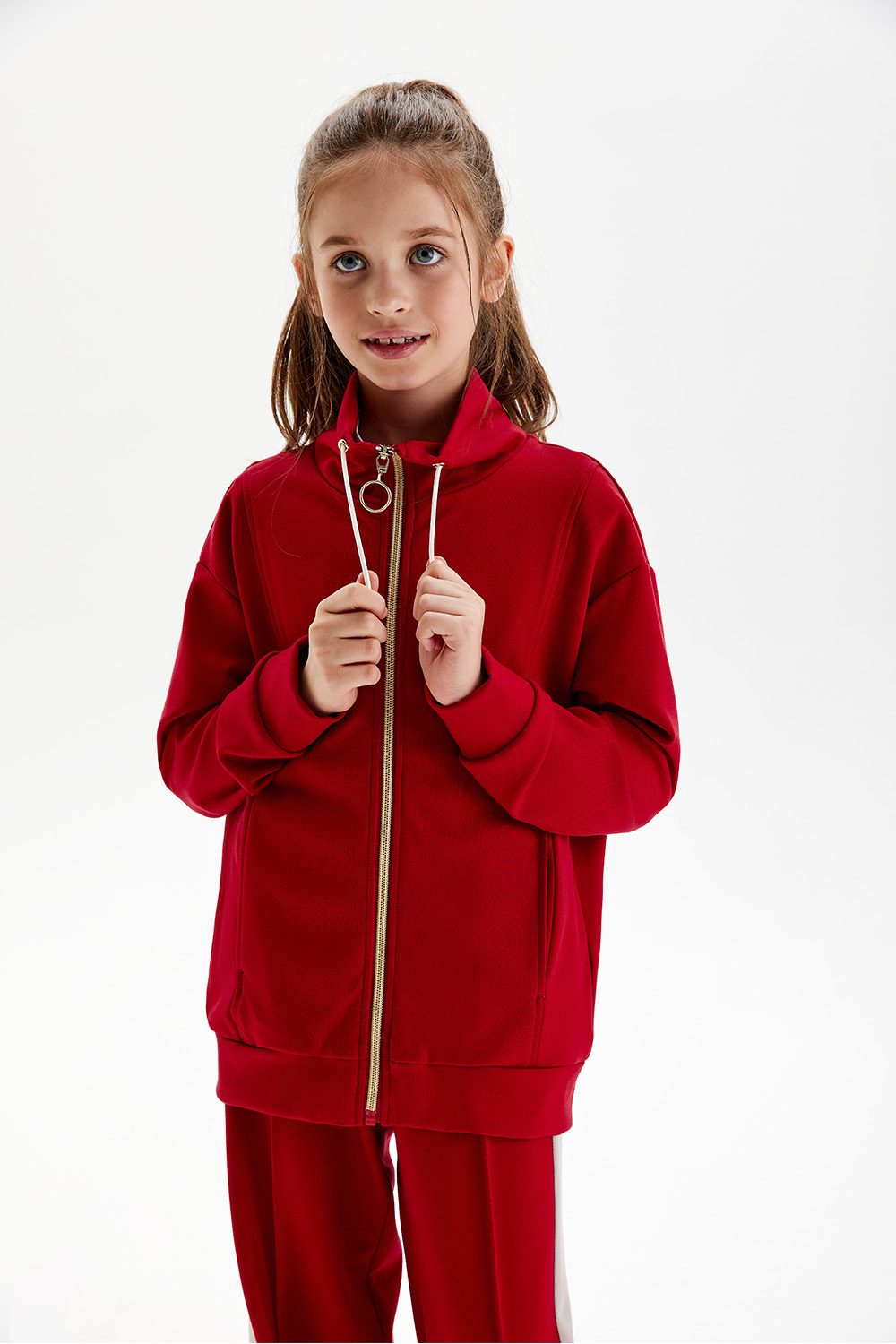 Толстовка из трикотажа milano jersey (SSLSG-228-24407-416) Silver spoon