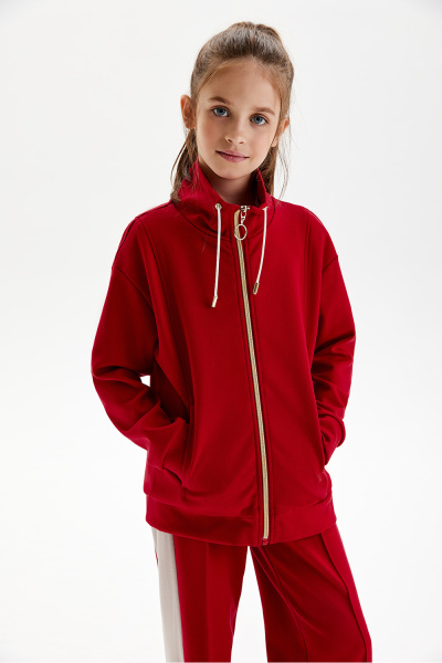 Толстовка из трикотажа milano jersey (SSLSG-228-24407-416) Silver spoon