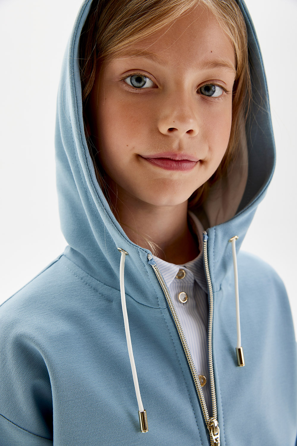 Толстовка из трикотажа milano jersey (SSLSG-228-24405-393) Silver spoon