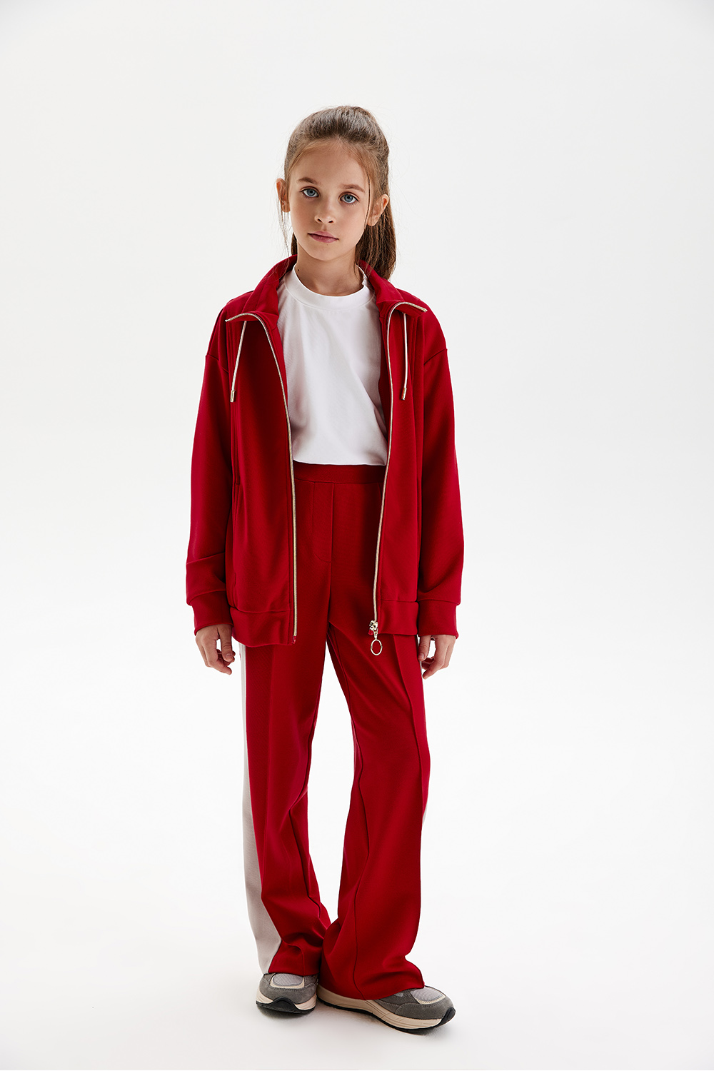 Толстовка из трикотажа milano jersey (SSLSG-228-24407-416) Silver spoon