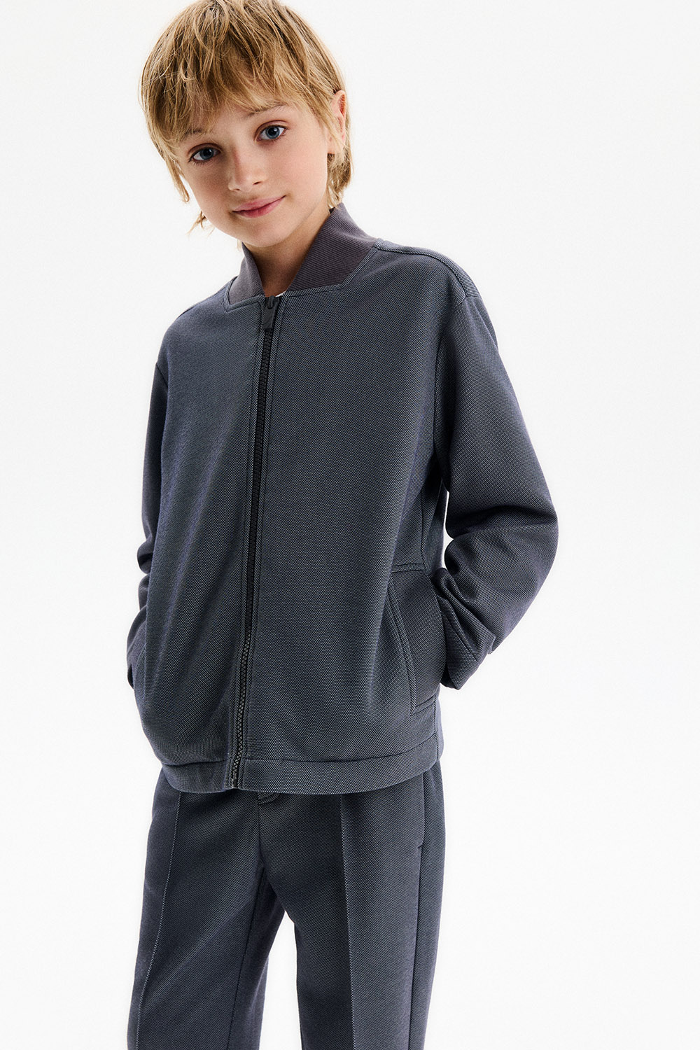 Толстовка из трикотажа пике (SSLSB-548-18200-804) Silver spoon
