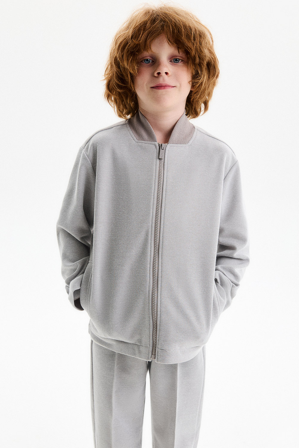 Толстовка из трикотажа пике (SSLSB-548-18200-808) Silver spoon
