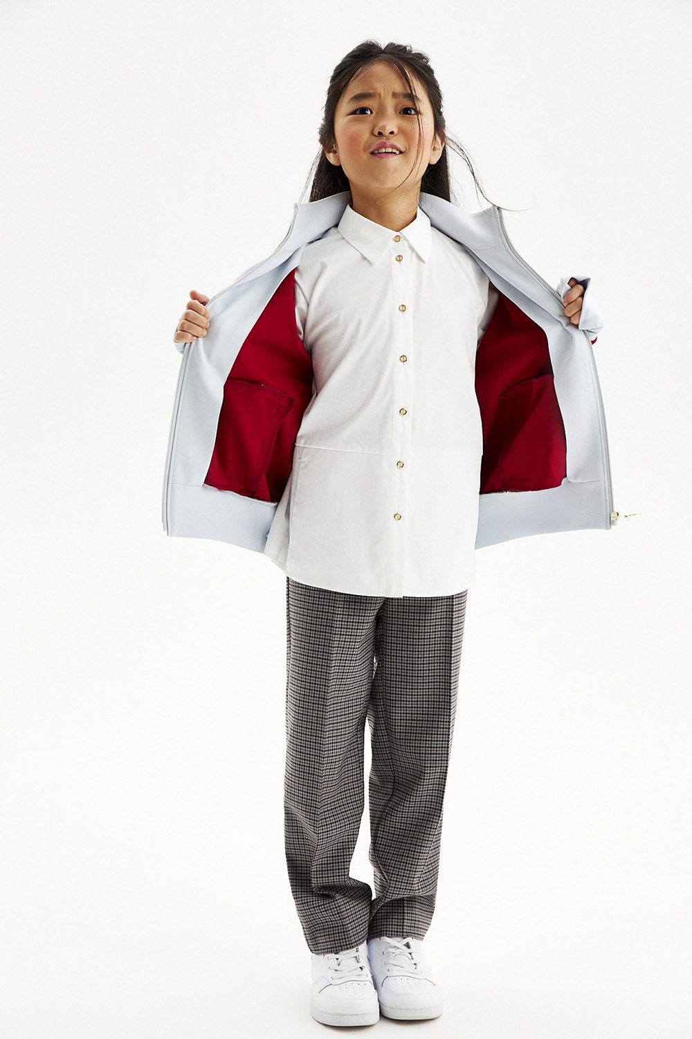 Толстовка в стиле color block из трикотажа milano jersey (SSLWG-228-24416-414) Silver spoon