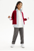Толстовка в стиле color block из трикотажа milano jersey (SSLWG-228-24416-414) Silver spoon