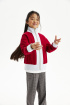 Толстовка в стиле color block из трикотажа milano jersey (SSLWG-228-24416-414) Silver spoon
