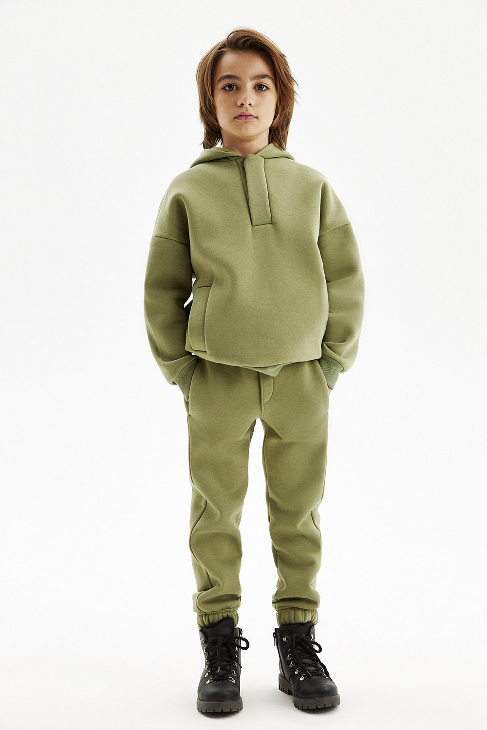 Трикотажные брюки с начесом (SSLWB-228-16805-603) Silver spoon