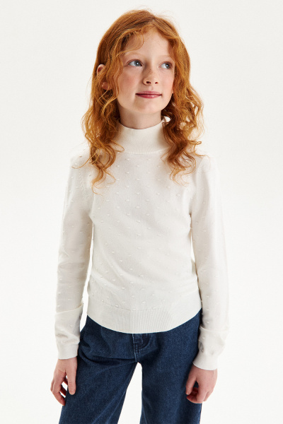 Водолазка из вязаного трикотажа (SSLWG-427-28103-239) Silver spoon