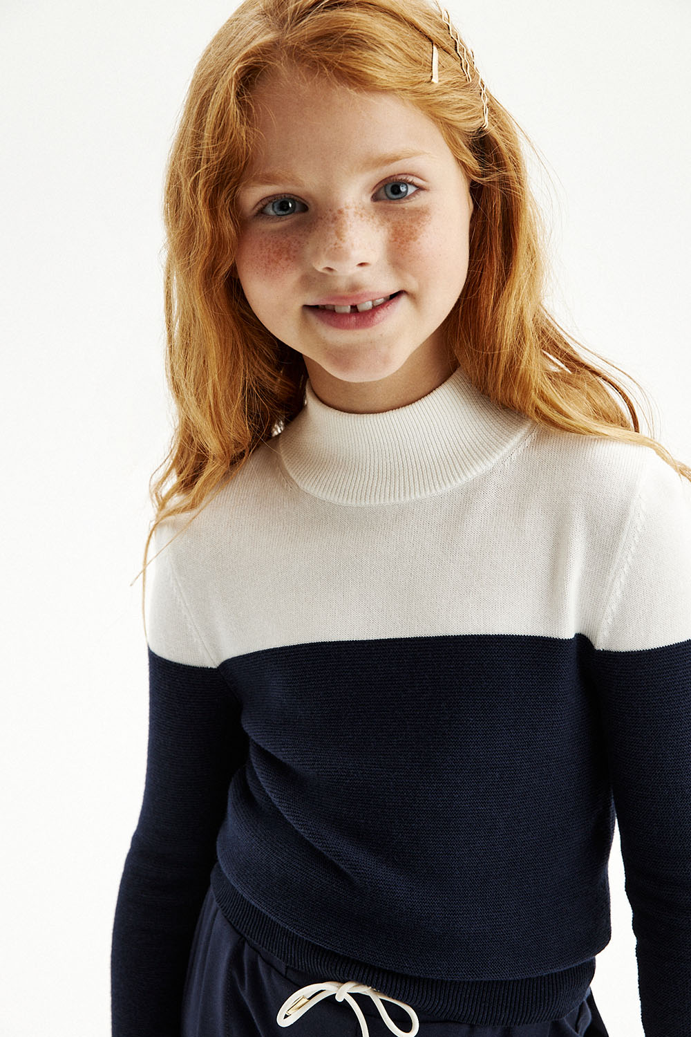 Водолазка в стиле color block (SSLWG-227-24205-309) Silver spoon