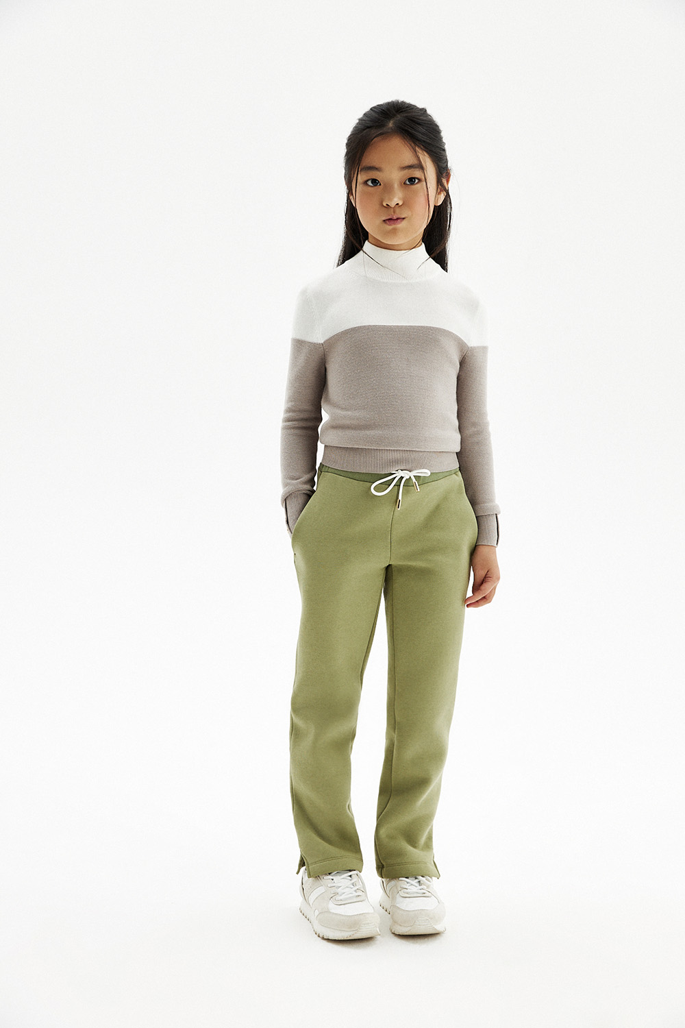 Водолазка в стиле color block (SSLWG-227-24205-200) Silver spoon