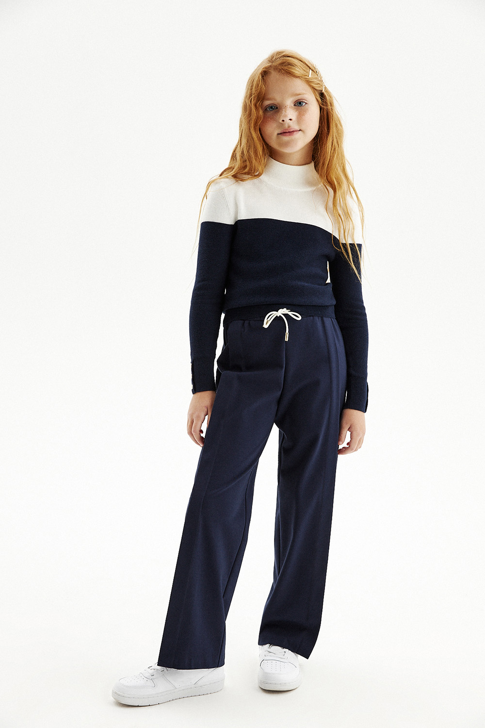 Водолазка в стиле color block (SSLWG-227-24205-309) Silver spoon