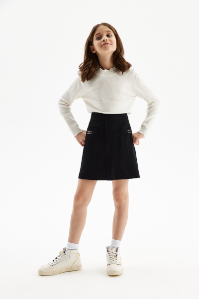 Юбка из трикотажа milano jersey (SSFSG-228-26510-112) Silver spoon