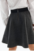 Юбка из трикотажа с эластичным поясом (SSFSIG-128-26517-804) Silver spoon