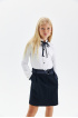 Юбка-трапеция из трикотажа milano jersey (SSFSMG-128-26514-309) Silver spoon