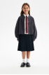 Жакет-бомбер из трикотажа Milano jersey (SSFSG-528-23215-821) Silver spoon