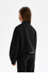 Жакет-бомбер из трикотажа Milano jersey (SSFSG-528-23215-112) Silver spoon