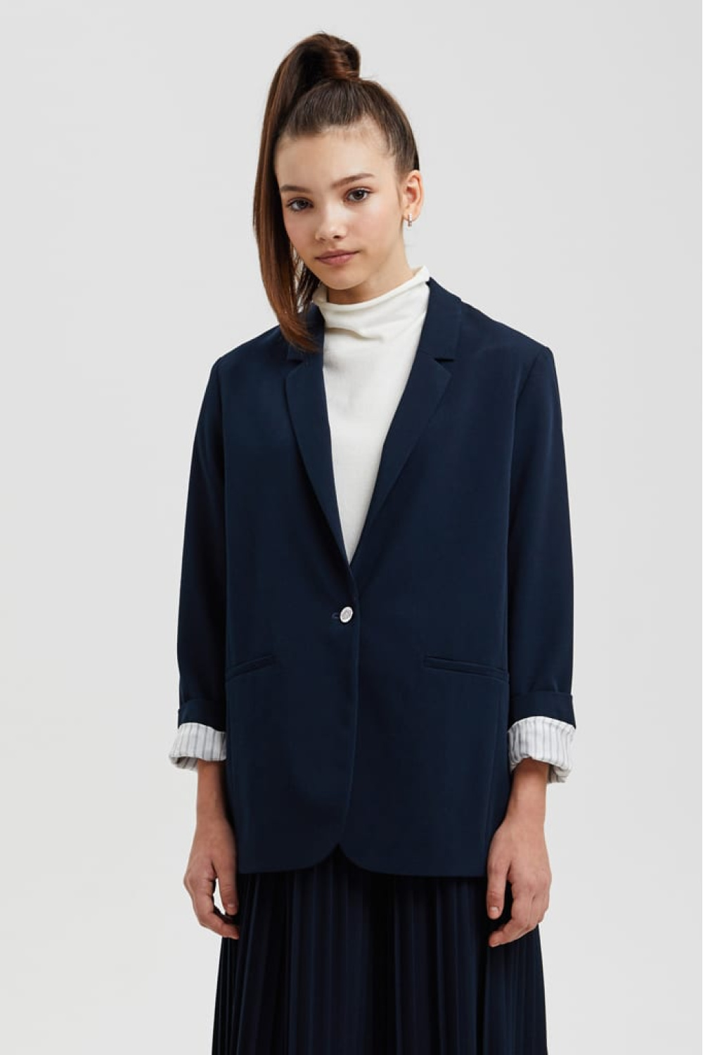 Жакет oversize (SSFSG-028-23206-309) Silver spoon