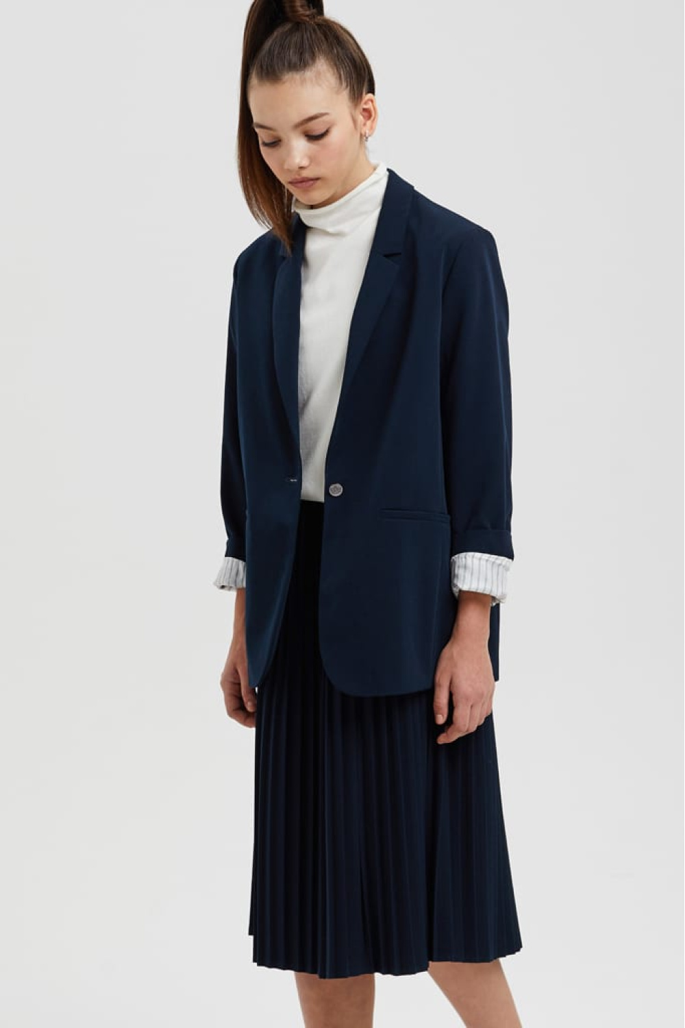 Жакет oversize (SSFSG-028-23206-309) Silver spoon